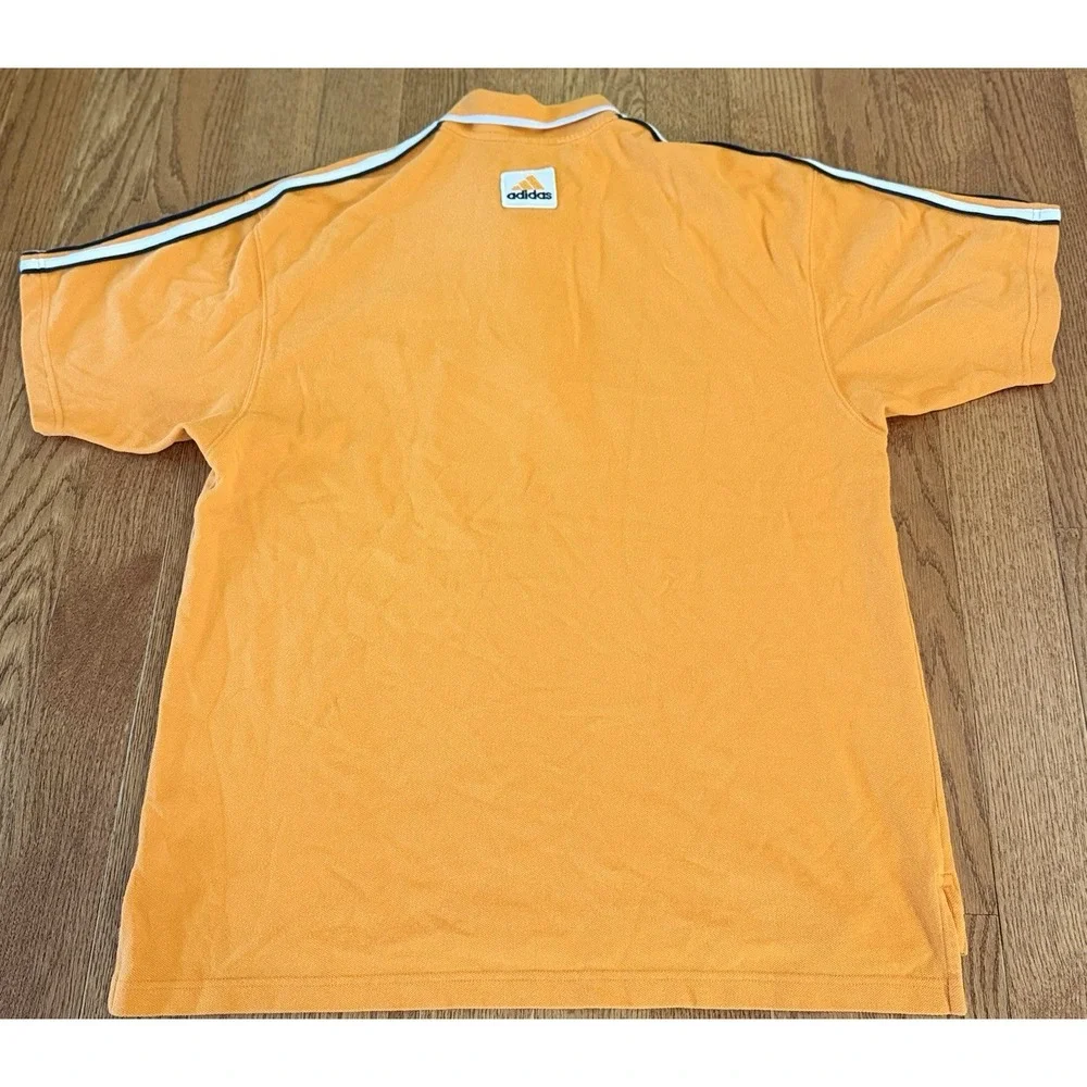 Vintage Adidas Tennessee Volunteers Shirt Mens Medium Orange NCAA Football Polo